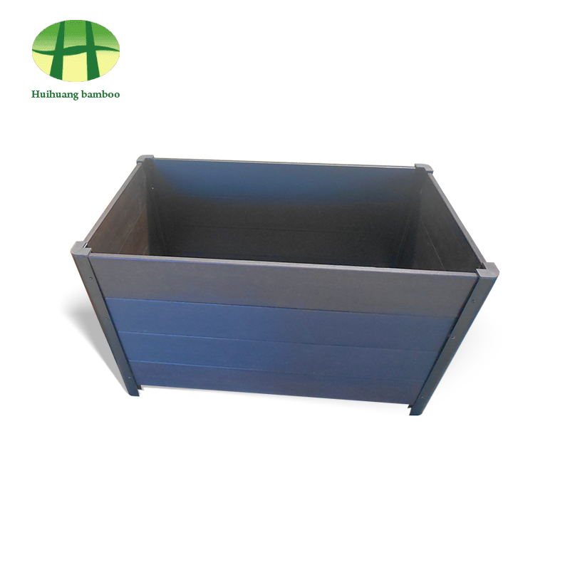 Jardinière en bambou résistante aux intempéries, jardinière en bois composite Jardinière en bambou résistante aux intempéries, jardinière en bois composite
