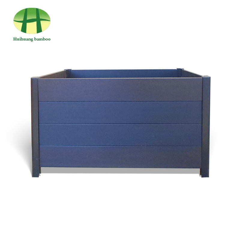 Jardinière en bambou résistante aux intempéries, jardinière en bois composite Jardinière en bambou résistante aux intempéries, jardinière en bois composite