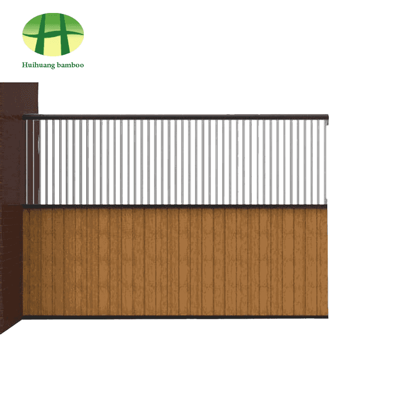 Planche d'écurie en bambou lourd d'extérieur naturel