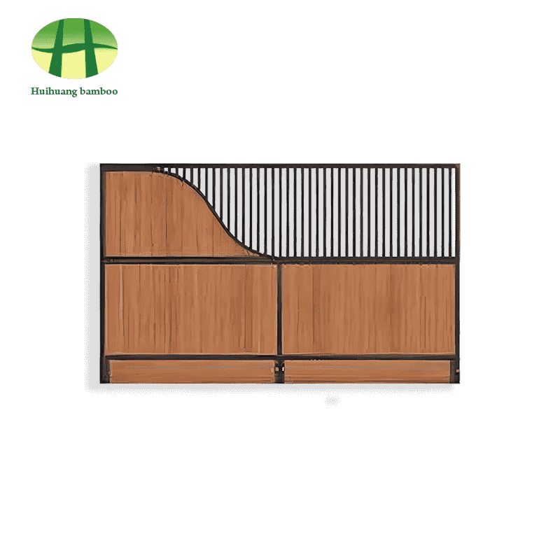 Planche d'écurie en bambou lourd d'extérieur naturel