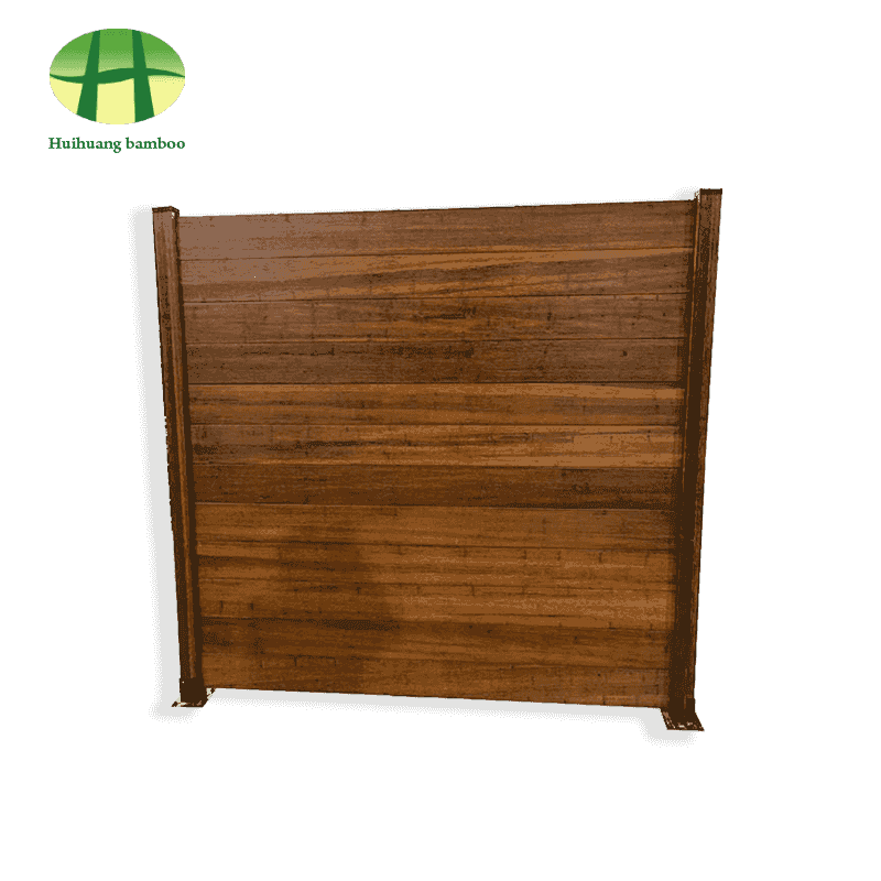 Clôture extérieure en bambou lourd naturel