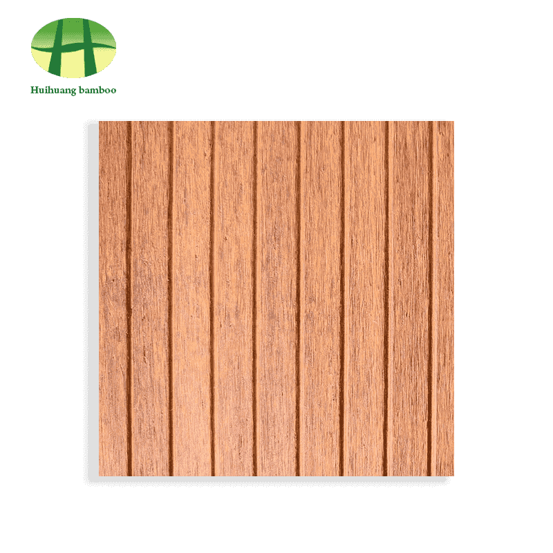 Parquet en bambou à petites rainures