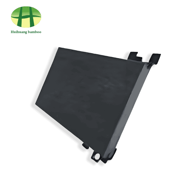 Panneaux muraux extérieurs en bambou lourd carbonisés