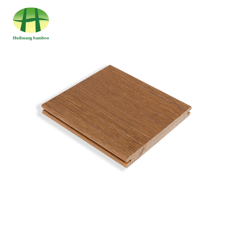 Parquet en bambou à petites rainures