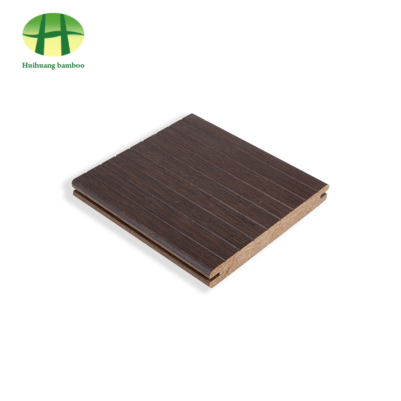 Parquet en bambou à petites rainures